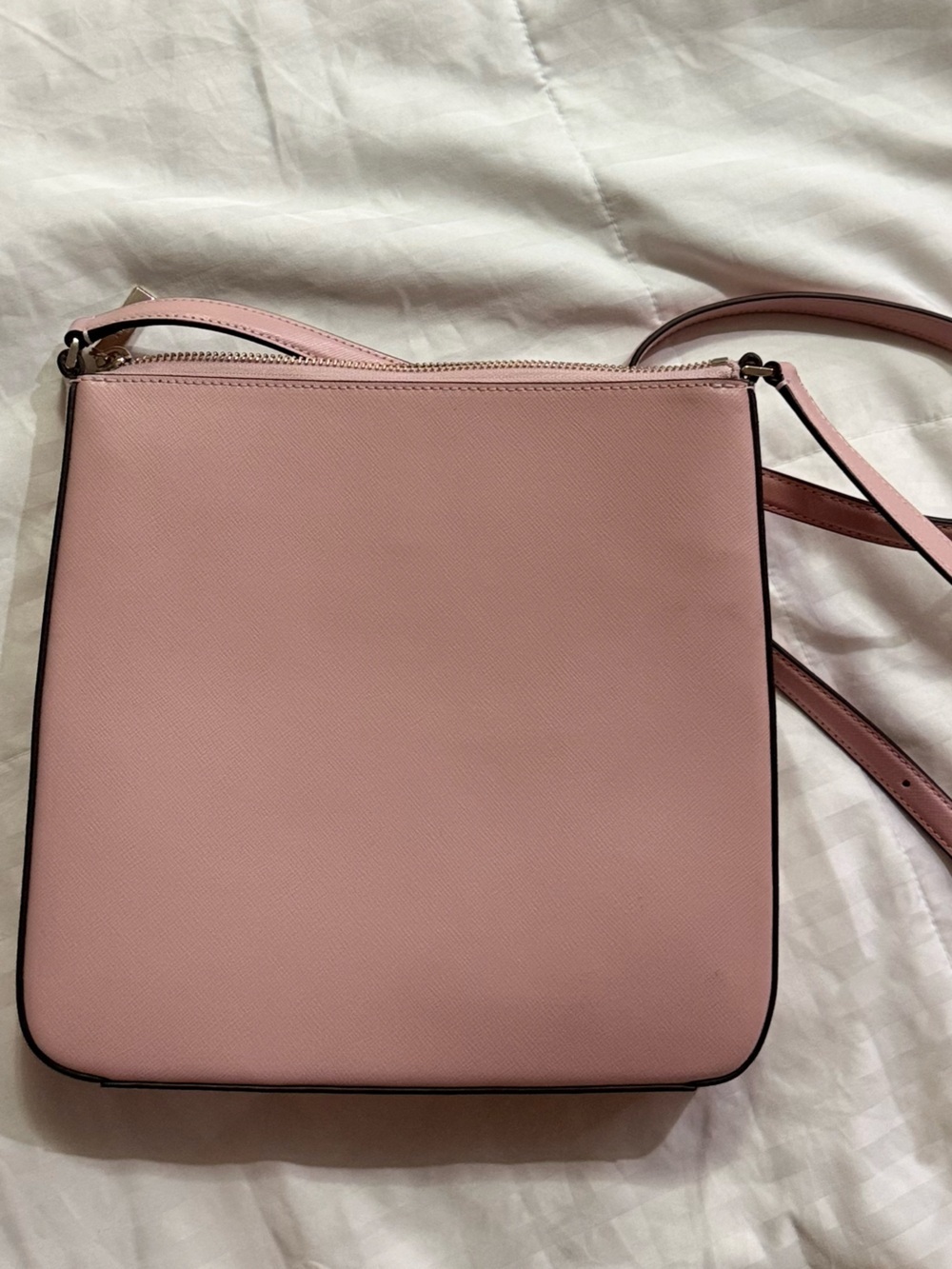 Kate Spade Sadie Large Crossbody Tutu Pink Saffiano Leather - Picture 5 of 10